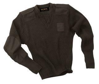 Liberty Police "command" style sweater-Brown