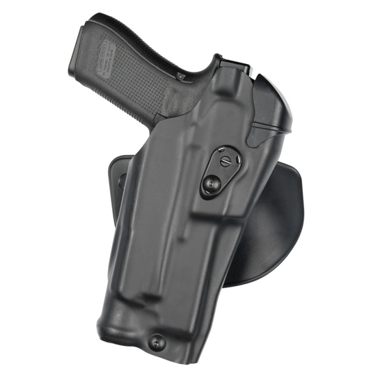 Safariland Model 6378RDS ALS Concealment Paddle Holster For Glock 17 MOS w/ Light