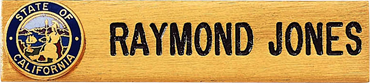Blackinton Name Bar J5 Brushed Gold