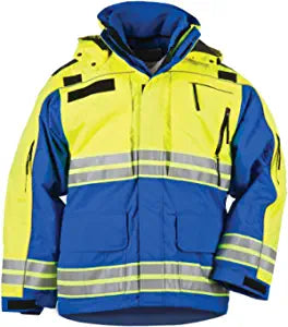 5.11 Tactical Women's Responder Hi-Vis Parka (Royal Blue, Hi-Vis)