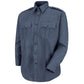 Horace Small Sentry Long Sleeve Shirt With Zipper Front- Dark Navy